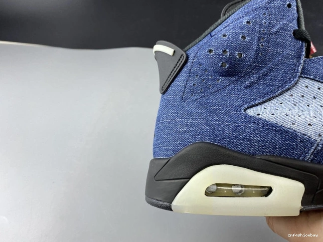 Jordan Washed 6 Air CT5350-401 Denim 1116